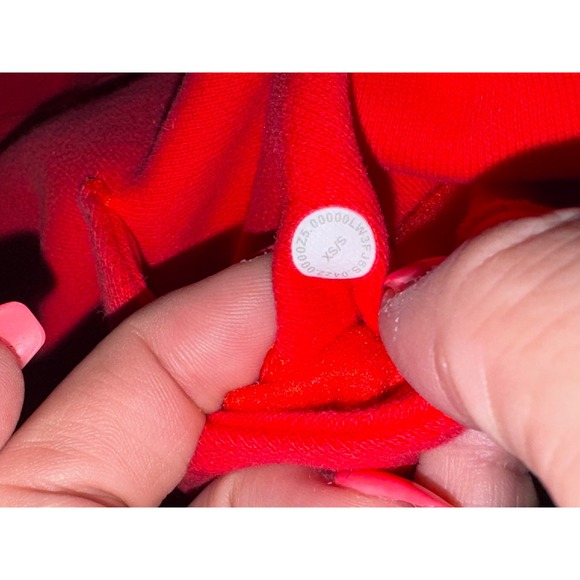 Lululemon xs s Scuba Oversized Half Zip Sweatshirt Pullover carnation Red - Picture 5 of 7